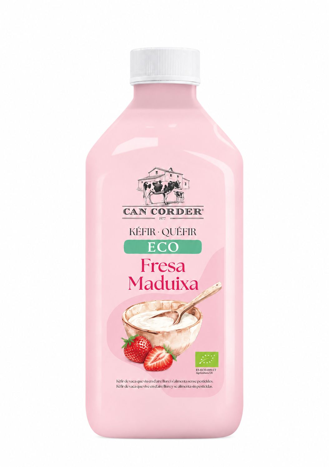 Kéfir de fresa ecológico Can Corder