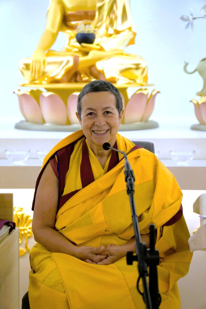 Kelsang Palmo, maestra de meditación kadampa en Girona